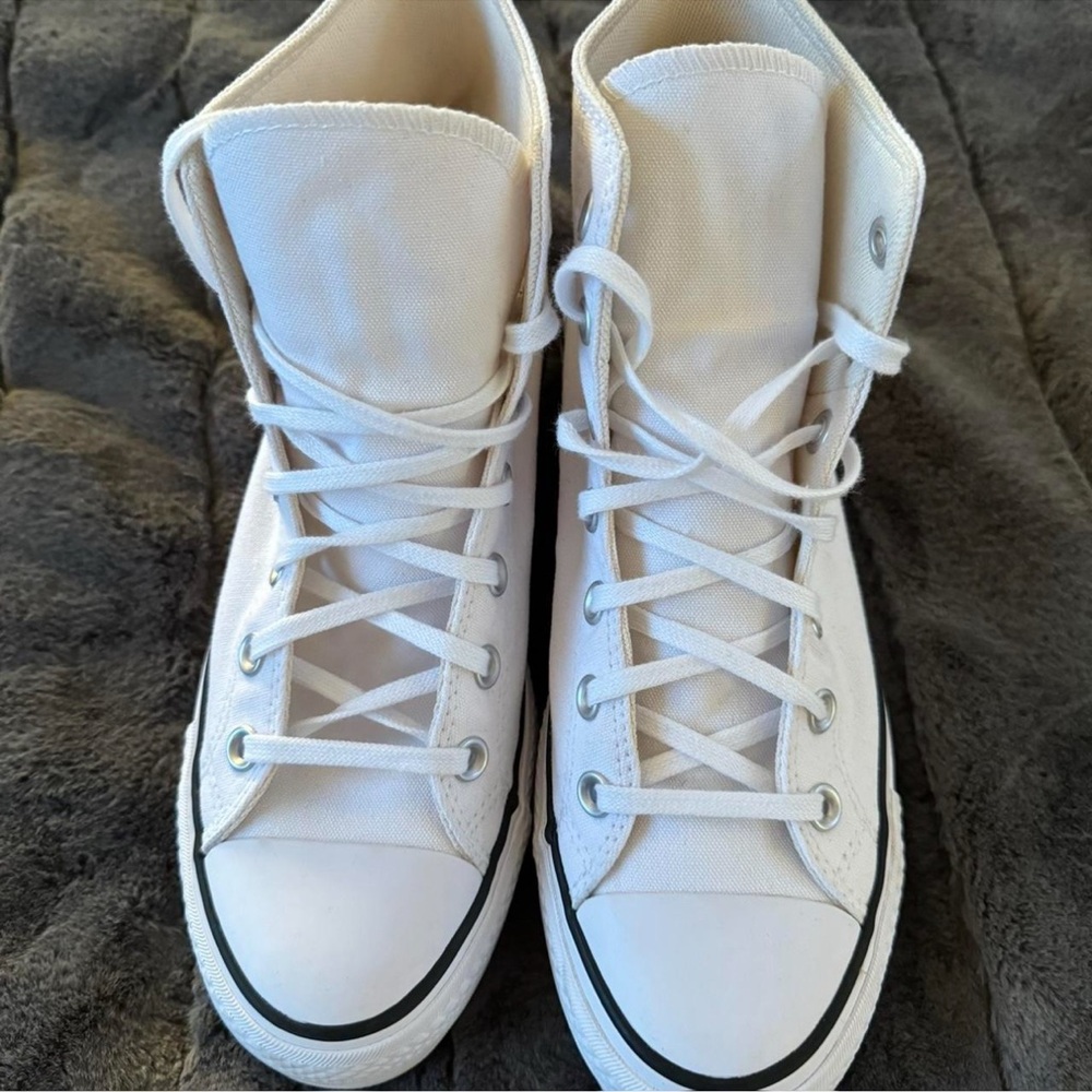 White High-Top Sneakers